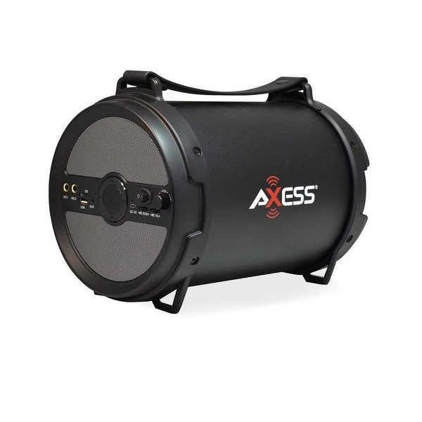 AXESS Portable Bluetooth 2.1 HiFi Cylinder Loud Speaker BuiltIn 6